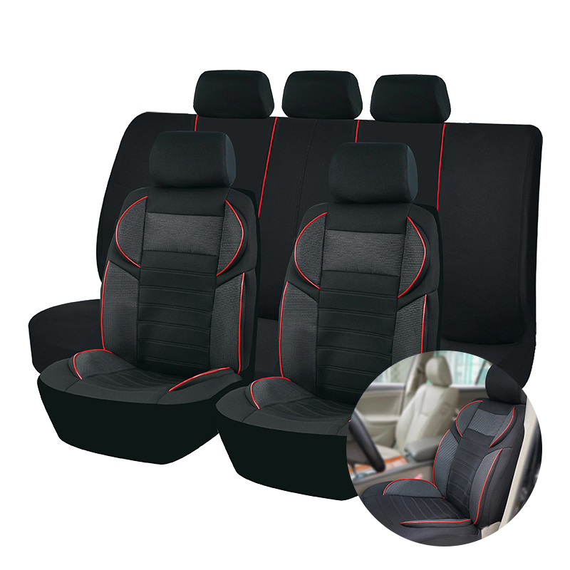 Interior Design Style Quiz - ユニバーサルカーシートカバー、ラグジュアリースポンジスタイル、ほとんどの車、SUV、トラック、カーアクセサリー、インテリアシートカバー、スポーツデザイン、4mm