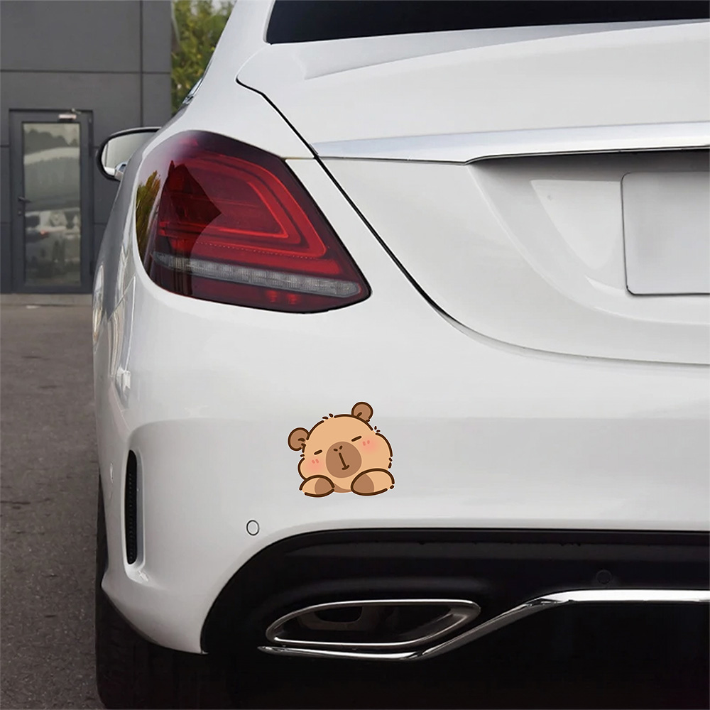 Interior Design Style Quiz - 新デザイン漫画ビニールステッカーキャンピングカーモーターホームSUV装飾アクセサリーカースタイリングかわいいカピバラデカールチューニング自動車部品