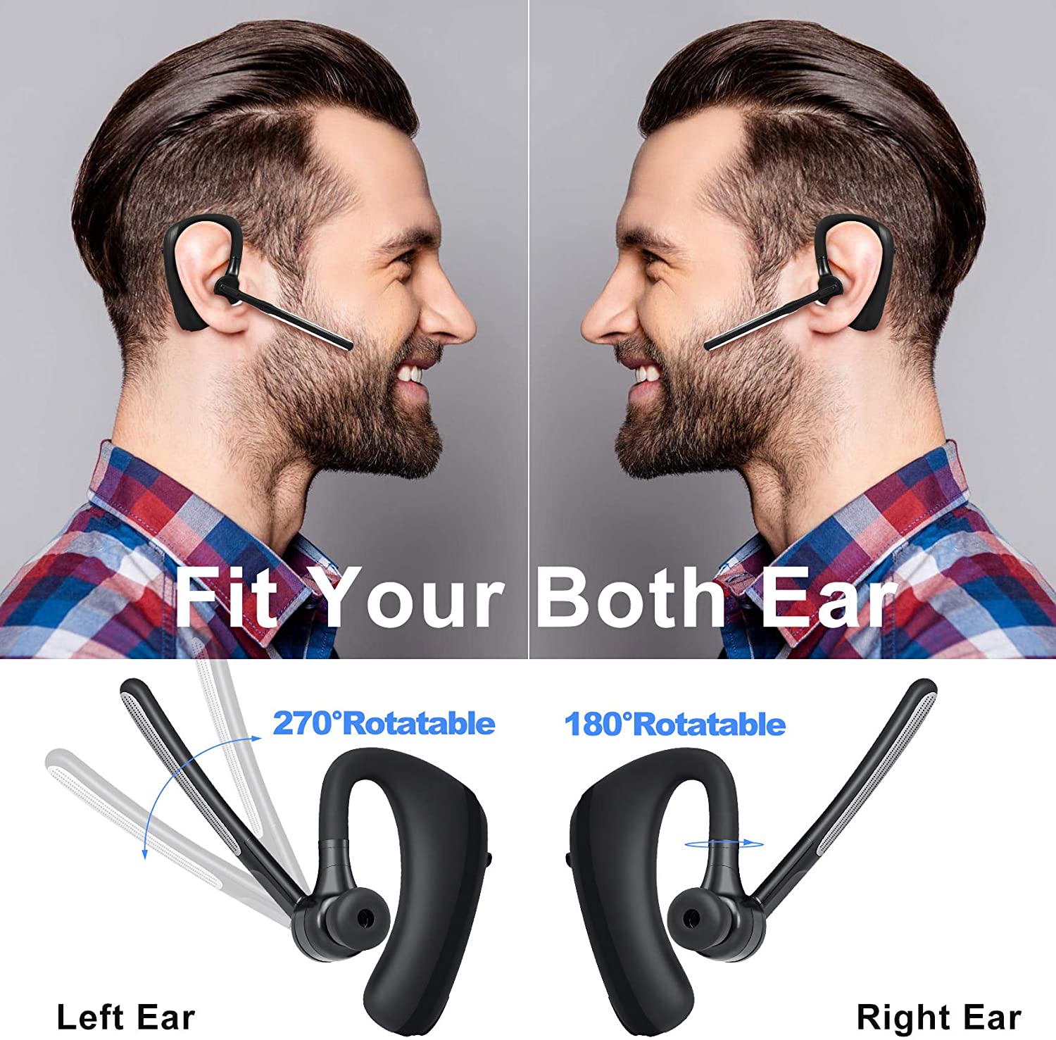 Bluetooth ヘッドセット ワイヤレス イヤホン ノイ - Interior Design Software のレビューと価格