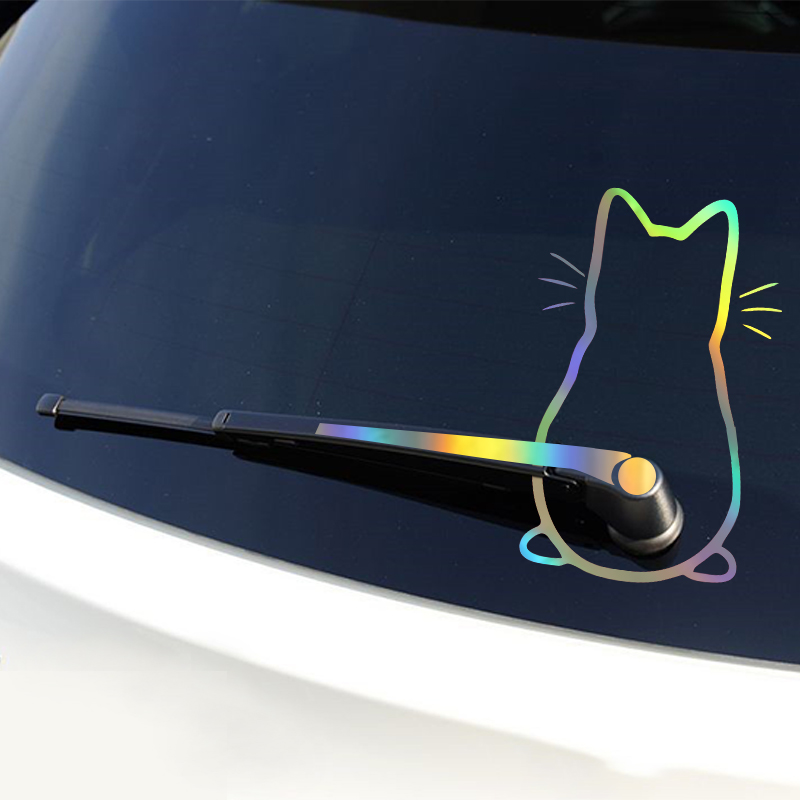 車内ステッカー アートデザイン 楽しい猫柄 車用ステッカー  - Interior Design Style Quiz のレビューと価格