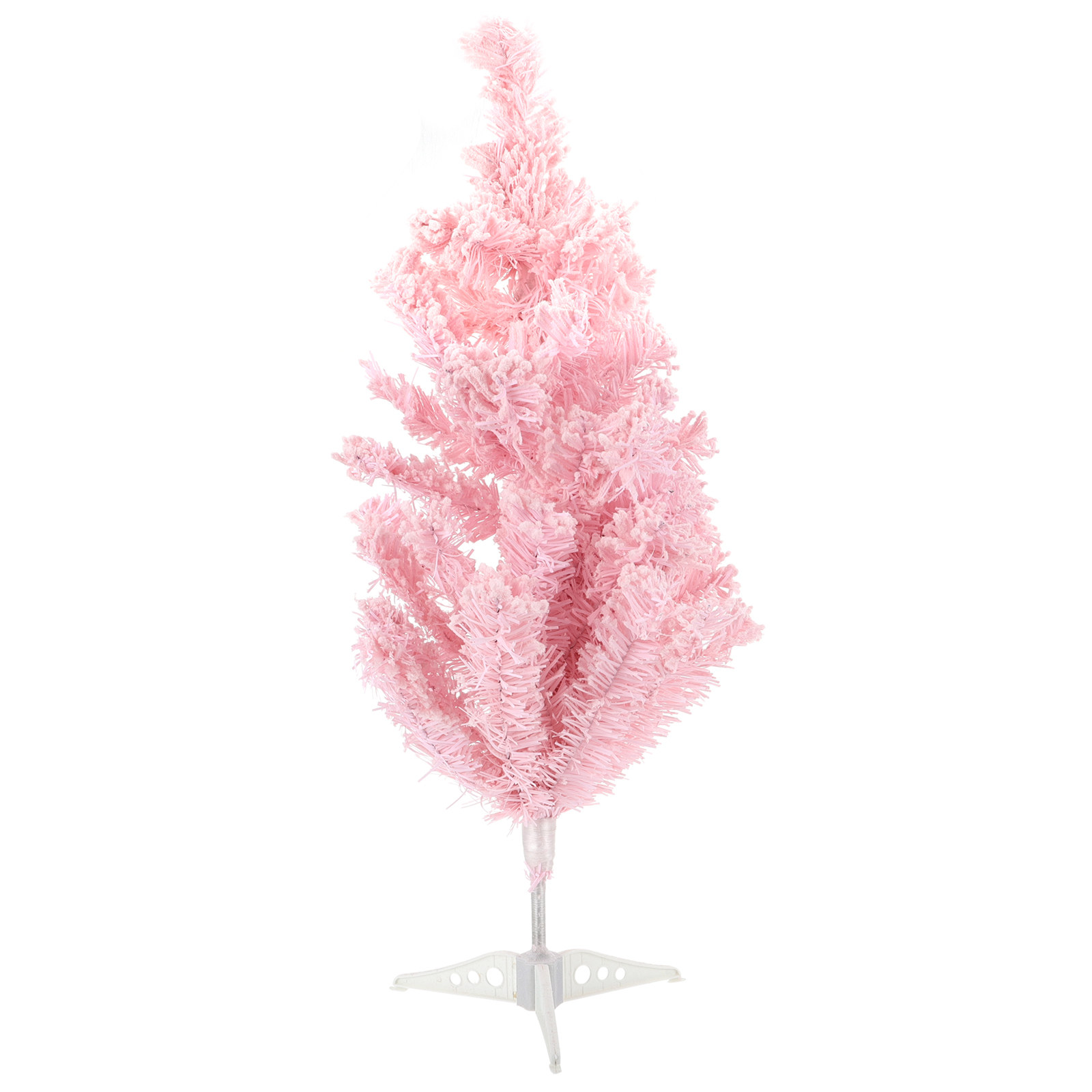 1個入り ピンクのフロッキング加工 クリスマスツリー おしゃ - Interior Design Xmas のレビューと価格