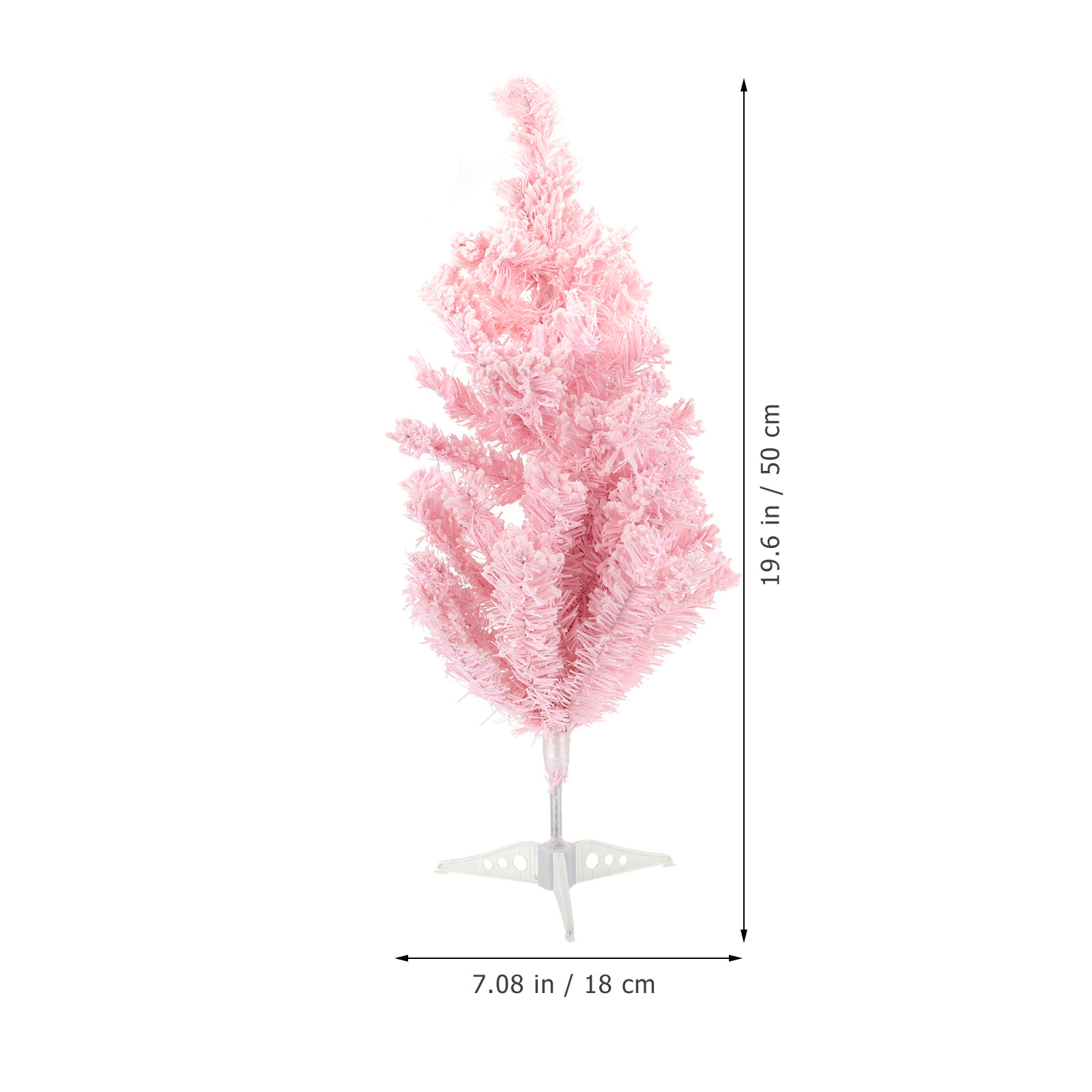 1個入り ピンクのフロッキング加工 クリスマスツリー おしゃ - Interior Design Xmas のレビューと価格