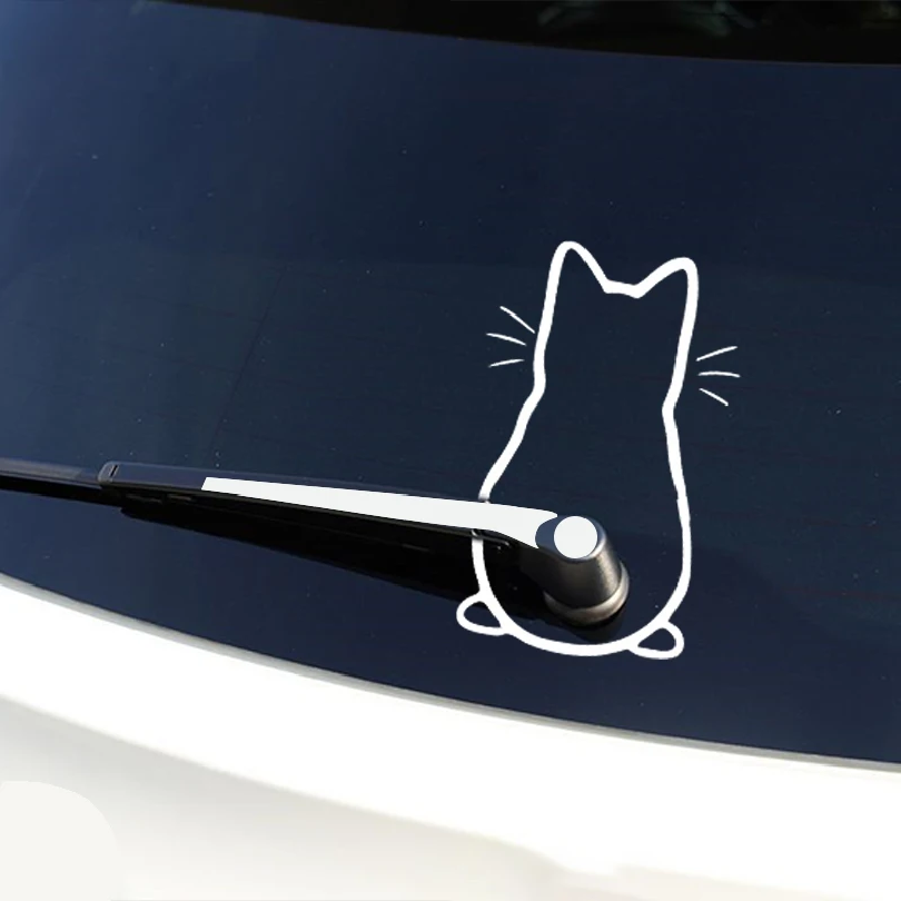 車内ステッカー アートデザイン 楽しい猫の車用ステッカー 窓 - Interior Design Style Quiz のレビューと価格
