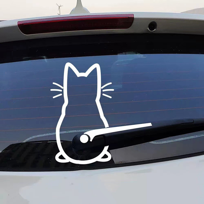 車内ステッカーアートデザイン楽しい猫車ステッカー窓後部ガラス - Interior Design Style Quiz のレビューと価格